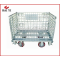 rolling metal storage cage with wheels